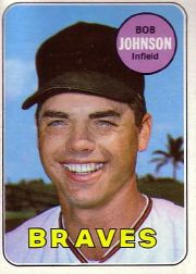 1969 Topps Baseball Cards      261     Bob Johnson